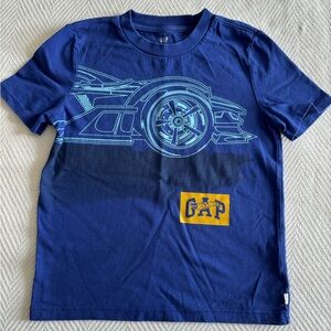 Boys GAP‎ Kids X Hot Wheels Shirt Size 5/6